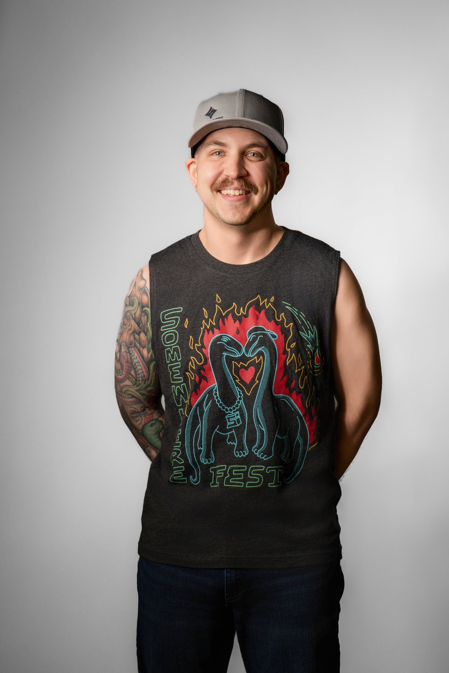 Dino Hearts (Sleeveless)