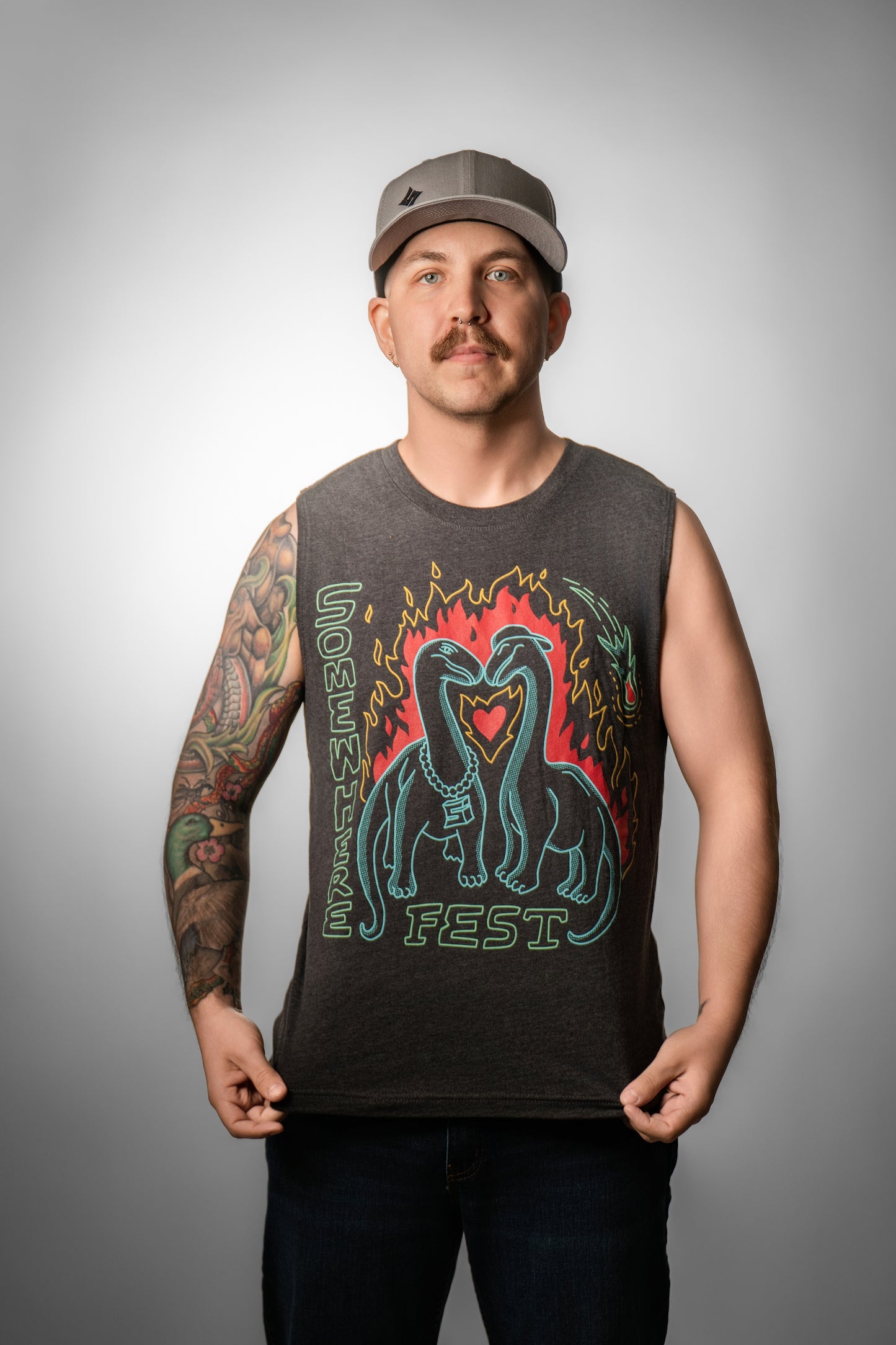 Dino Hearts (Sleeveless)